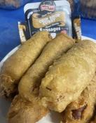 Chip Shop Curry Battered Sausages