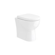 Finley Back To Wall Toilet Pan &amp; D-Shape Soft Close Seat image