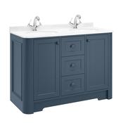 Farnham 1200mm Unit Luxe Blue w/ Double Basin