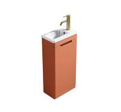 Accera Mini Floor Standing Vanity Unit - Bruciata Orange