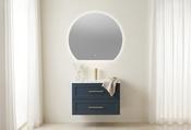 Olive Semi Circle Backlit LED Mirror image
