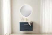 Phoebe Round Pebble Backlit LED Bathroom Mirror image