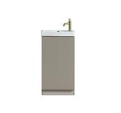 Flauto Mini Cloakroom Vanity &amp; Basin - Soft Coffee image