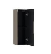 Flauto 900mm Wall Mounted Cabinet - Soft Coffee