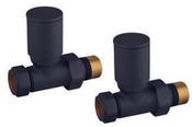Modern Round Straight Radiator Valve