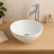 Twilight Countertop Basin - White