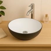 Twilight Countertop Basin - Black/White