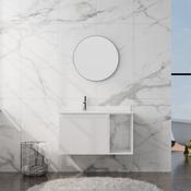 Kent White Fluted Vanity Unit &amp; Basin image