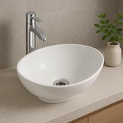 Moonstone White Countertop Basin