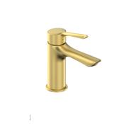 Gulietta Nefyn Brushed Brass Basin Mixer Tap &amp; Waste
