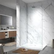 Walk-In Screen 8mm Clear Glass Chrome Profile