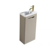 Accera Mini Floor Standing Vanity Unit - Soft Coffee