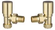 Modern Round Angle Radiator Valves Set