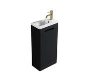 Accera Mini Floor Standing Vanity Unit - Silk Black