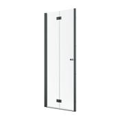 Radaway NES DWB Gunmetal Bifold Shower Door – 6mm Glass