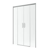 Radaway Idea DWD Swing Shower Door – Brushed Nickel, 6mm Glass
