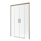 Radaway Idea DWD Swing Shower Door – Brushed Gunmetal, 6mm Glass