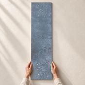Smooth Freedom Blue Ceramic Wall Tiles – 25x75cm (Rectified) image
