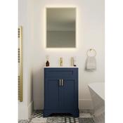 Galanta Blue Floor Standing Vanity Unit &amp; Basin image