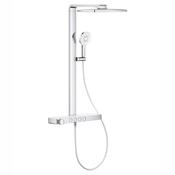 GROHE Rainshower Aqua Pure Thermostatic Shower System - Chrome image