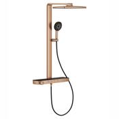 GROHE Rainshower Aqua Pure Thermostatic Shower System - Brushed Bronze image