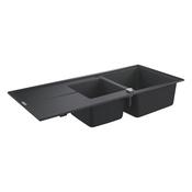 GROHE K400 80-C Composite Sink 116/50 1.5 Bowl Reversible image