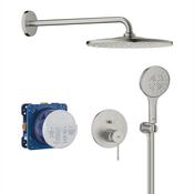 GROHE Essence Concealed Shower System with Rainshower Mono 310 - SuperSteel image