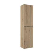 Incline Oak Wall Hung Tall Boy