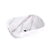 Elpis 465mm Countertop Basin - White &amp; Beige image