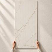 Limaro White Decor Structure Matt image