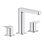 Malaga 3-Hole Countertop Washbasin Mixer image
