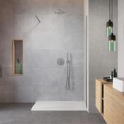 Modo Brushed Nickel Wetroom Screen image