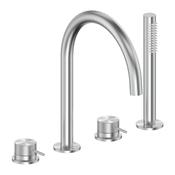 MOZA 316L Inox Stainless Steel 4-Hole Deck-Mounted Bath Mixer image