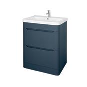 Eve Navy Floor Standing Unit &amp; Basin