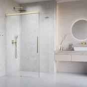 Radaway Idea 8 QL KDJ Shower Enclosure – 8mm Glass, Brushed Gold