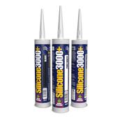 Tilemaster Silicone 3000+ Flexible Anti-Mould Sanitary Silicone 310ml image