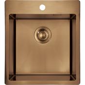 Olfato Precious Steel sink, 1-bowl - 400x450mm