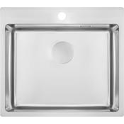 Olfato Steel sink, 1-bowl - 500x600mm