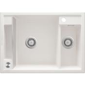 Magnetic granite sink, 1.5-bowl - 670x700mm