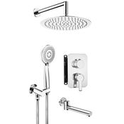 Arnika Concealed shower set, with bath spout
