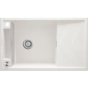 Magnetic granite sink, 1-bowl with drainer - 800x600mm