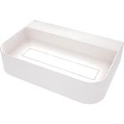Arnika Granite washbasin, countertop, with tap shelf - with cover plate - 605x405mm