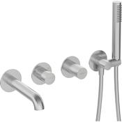 Silia Hexa Bath mixer, 4-hole, concealed