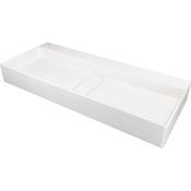 Blur Granite washbasin, countertop - with cover plate - 800x400mm