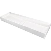 Blur Granite washbasin, countertop - with cover plate - 1200x400mm