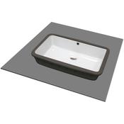 Temisto Ceramic washbasin, under mounted - 500x300mm