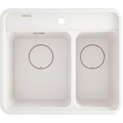 Momi Granite sink, 1.5-bowl - 580x700mm