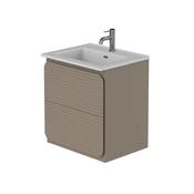 Rían Mocha Wall Hung Unit &amp; Basin