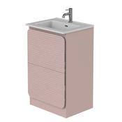Rían Mauve Pink Floor Standing Unit &amp; Basin
