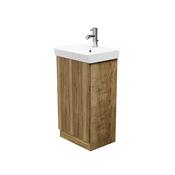 Soho Oak Floor Standing Unit &amp; Basin